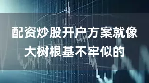配资炒股开户方案就像大树根基不牢似的